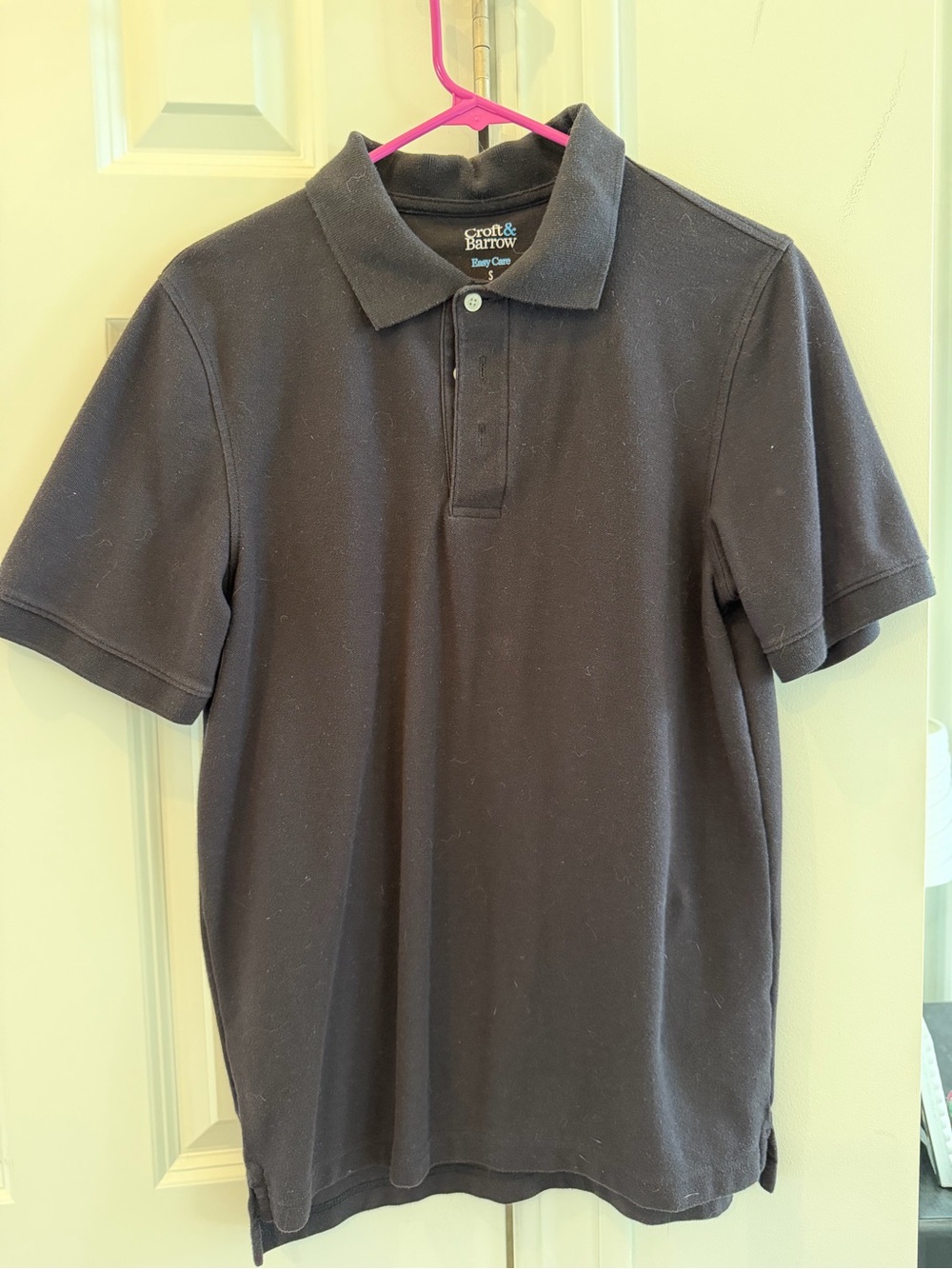 croft & barrow Men's Black Polo Shirt